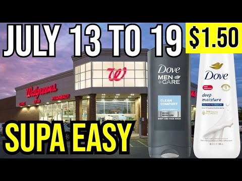 Walgreens $1.50 DOVE BODY WASH** JULY 13 to 19!