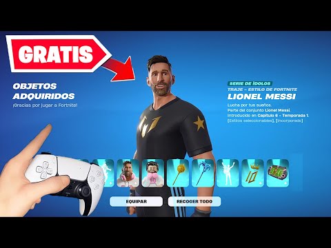 ¡GRATIS! Como CONSEGUIR las SKIN de MESSI GRATIS en FORTNITE! ✅