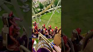 Trying To HIGH FIVE On A ROLLERCOASTER! #shorts