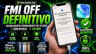 🚀 NOVO DESBLOQUEIO DEFINITIVO iCloud iPhone 12 ao 17 Pro Max (TODOS iOS 2026)