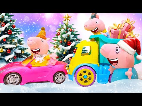 A Trilha Mágica de Natal: Peppa Pig e George à Procura dos Presentes!