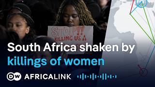 YouTube video thumbnail:  South Africa Confronts Growing Outrage Over Women’s Killings 