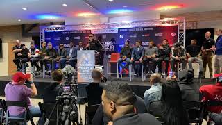 Julio César Chávez Jr’s press conference comments live from Phoenix Arizona