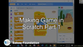 Making Game in Scratch Part 1