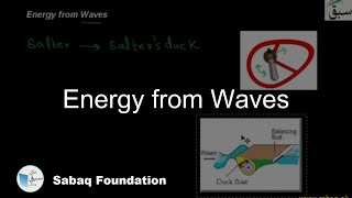 Energy from Waves