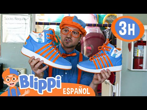 Los tennis nuevos de Blippi🧡💙| Blippi Español | Videos educativos para niños | Aprende y Juega