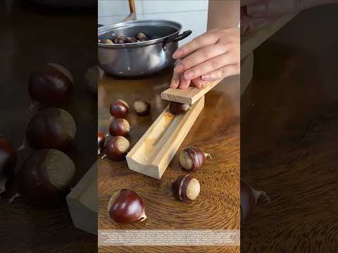 Handmade magic tool! Easily score chestnuts