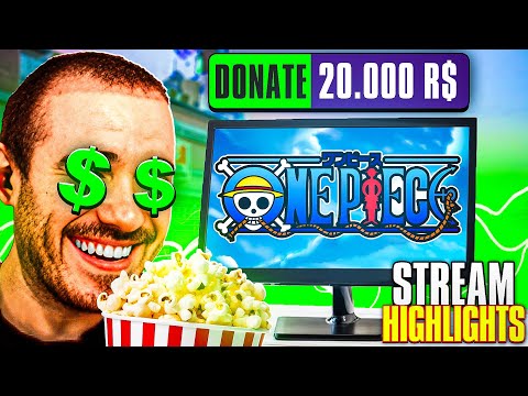 ME PAGARAM 20 MIL REAIS PRA ASSISTIR ANIME! | STREAM HIGHLIGHTS #42 - f0rsaken