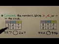 Comparing 3-Digit Numbers Using Place Value