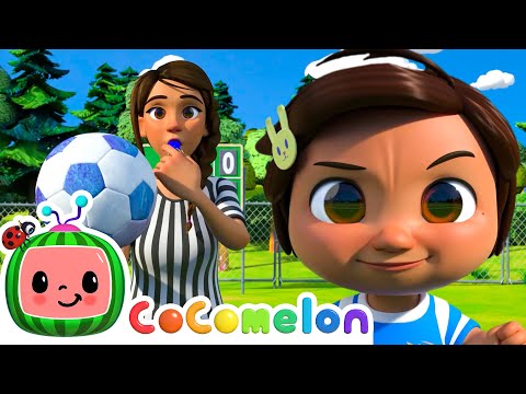 ⚽ Double Women's Soccer Songs ⚽ | @CoComelon  | 🔤 Moonbug Subtitles 🔤
