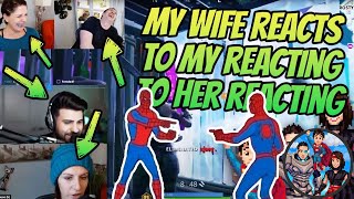 REACTCEPTION! Fortnite LOLs! Stridor Reacts to Eddie Reacting to Stridor in Fortnite!