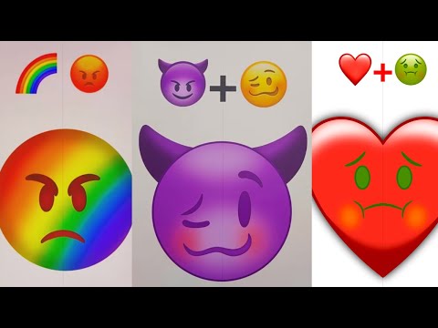 Awesome emoji mixing art compilation