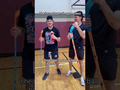 Hockey Players in gym class! #hockey #hockeyplayer