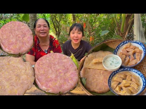 Thức Đến 12h Khuya Làm Bánh Đúc Chuối Cho Mẹ Ăn Và Cái Kết Nóng Lạnh | Huỳnh Như Vlogs