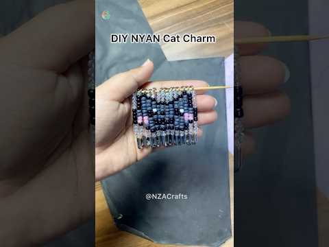 DIY NYAN Cat Charm (711) ASMR Tutorial #diy #gift #viral #shorts #asmr #usashorts