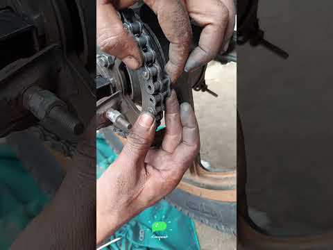 Life Hacks Secret! 🪐🏍️ Strong Chain Joint Fix 🔗 Easy DIY Motorcycle Chain Hack with Screwdriver,! ⛓️