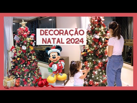 VLOG | Montagem da Árvore de Natal, decoração diferente? Decoração 2024