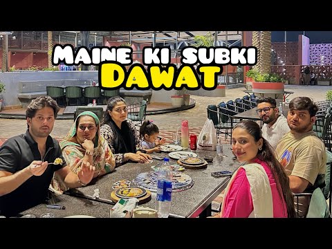 Maine ki cousins ki dawat 😍 | khane k baad hua game competition 🤣 | family day