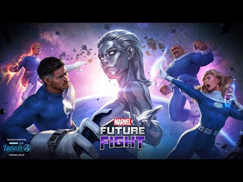 Fantastic Four First Steps Key Art!! - Marvel Future Fight