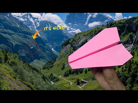 Paper Planes 500 FEET!! How To Make Paper Airplane That Flies Far | Origami Easy