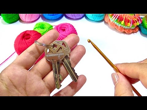 No Volveré a Perder Mis Llaves con este Tejido 🐸💗 COME LLAVES