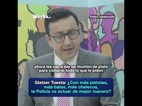 ¿Con más pistolas, más balas, más chalecos, la Policía va actuar de mejor manera?