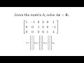 Matrix Row Equivalence and Solutions