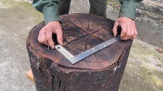 Bringing New Value To Forgotten Burnt Wood // Turn Burnt Wood Into A Thousand Dollar Coffee Table