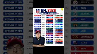 NFL WEEK 3 2026 PREDICTIONS! #nfl #nflweek3 #football #chiefskingdom #nflfootball