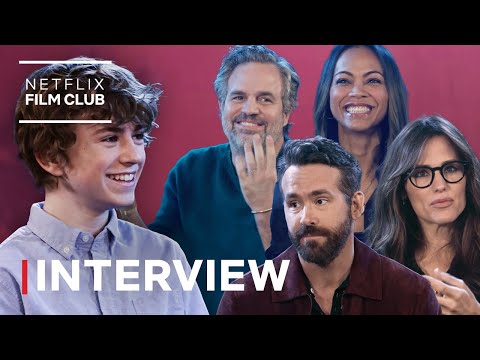 Walker Scobell Interviews Ryan Reynolds and the Cast of The Adam Project