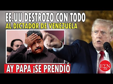 ¡ESCÁNDALO! EE.UU destrozo CON TODO a NICOLÁS MADURO les llego la HORA