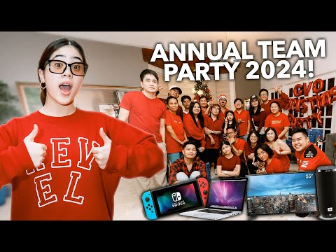 Year-End Party With The Team! (Extreme Raffles and Games!)