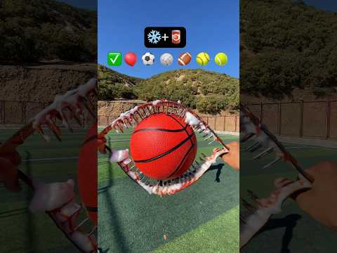 NAILS BELT ASMR CATCH THE BALLS WITH ALL SIZE OF BALLS 🏀🎈 #shorts #viralvideo #challenge