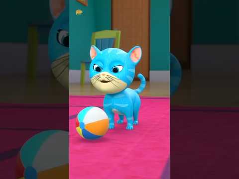 Billi Karti Meow Meow Golu Molu, बिल्ली करती म्याऊं म्याऊं  #shortvideo #hindirhymes #cartoon #fun