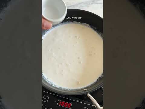 *4 INGREDIENT* CREAM CHEESE AT HOME #shorts