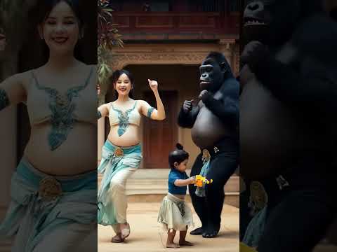 Gorillas love Indian dance
