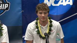 Belmont Abbey Postmatch Press Conference -- Honolulu Regional