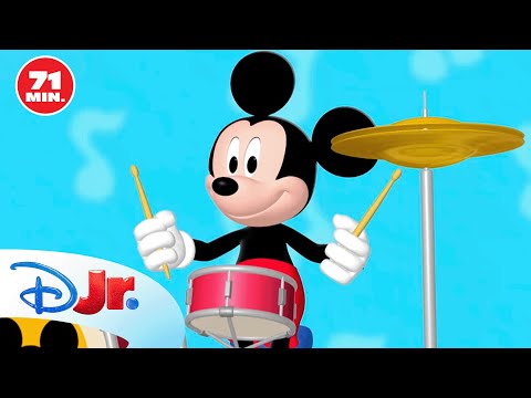 LA CASA DE MICKEY MOUSE: Mickey y la música ❤️🎸 | RECOPILACIÓN | @DisneyJuniorES