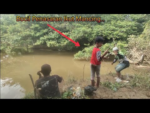 Gak Ada obat,, Aksi Boncil ikut Mancing ,, penasaran sering dapat banyak ikan Katanya