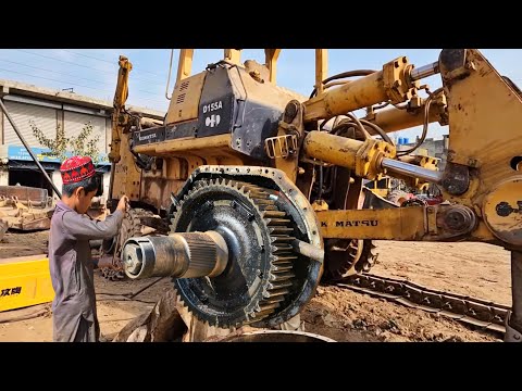 How To Caterpillar D8K Bulldozer Final Drive Tube Repair || Restoration of Caterpillar Final Drive