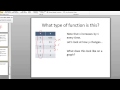 Identifying Functions from Tables