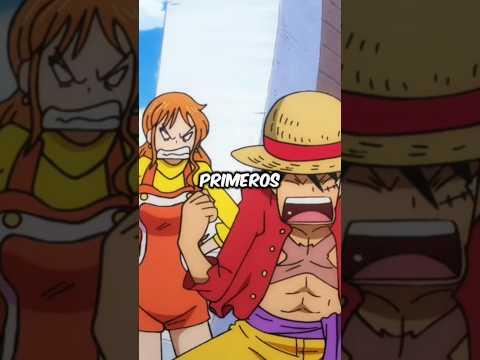 Los primeros diseños de los mugiwara #anime #onepiece #luffy