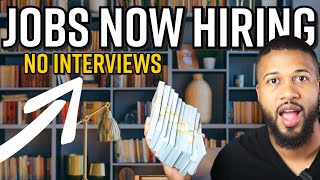 Start Immediately! No Resume No Interview Work From Home Jobs 2025  Work When You Want