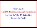 Area, Distributive Property, and Expressions