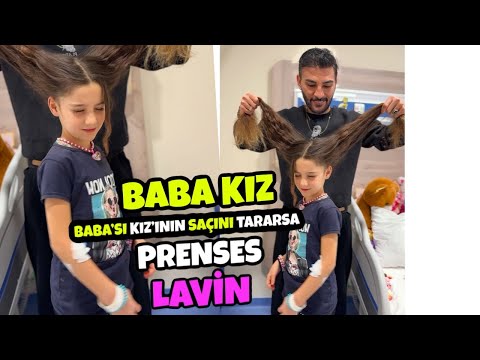 BABA KIZ AŞKI !! KIZ’IMIN SAÇINI TARAYIP MİS GİBİ YAPTIM - ANKARA ŞEHİR HASTANESİ