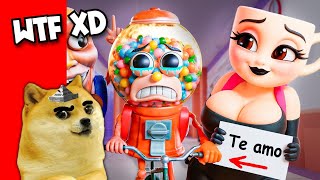 CHICLETEIRA BICICLETEIRA en la ESCUELA 😱🚲 - Juegos con cheems