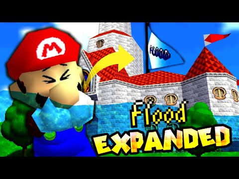 MARIO 64 PERO el AGUA SUBE CADA SEGUNDO 🔴