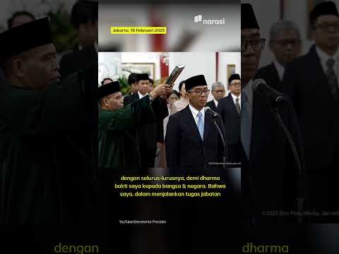 Presiden Prabowo Melantik Brian Yuliarto sebagai Mendikti | Narasi Daily