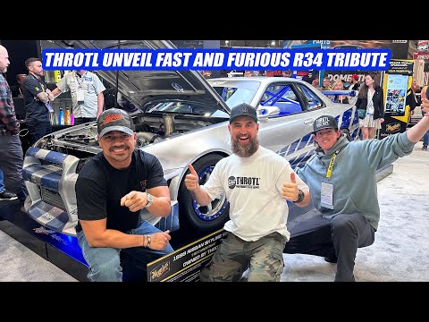 @throtl Unveils 1200+hp 2 Fast 2 Furious Tribute R34 GT-R at SEMA  - Then to PRP GT-R Festival USA!