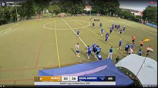 American Football Nordbaden Dukes vs Ostalb Highlanders